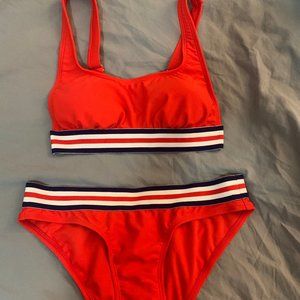 Adorable Red White and Blue Target swimsuit